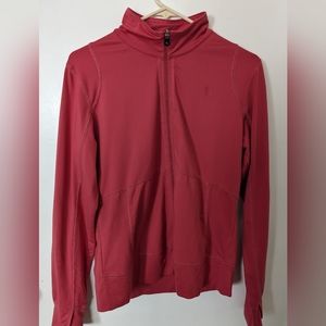 Lole Women's Size:XL  Salmon Colored Full Zip Long Sleeve Athletic Jacket